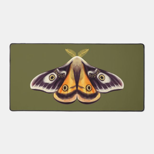 Moth Insect Art Goblincore Witchy Green Butterfly (Recto)