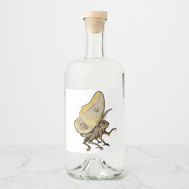 Moth Liquor Bottle Label (Front)