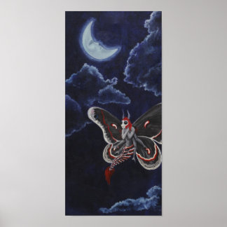 Moth Loves the Moon petite impression