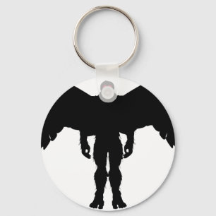 Moth Man Keychain
