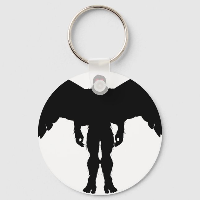 Moth Man Keychain (Front)