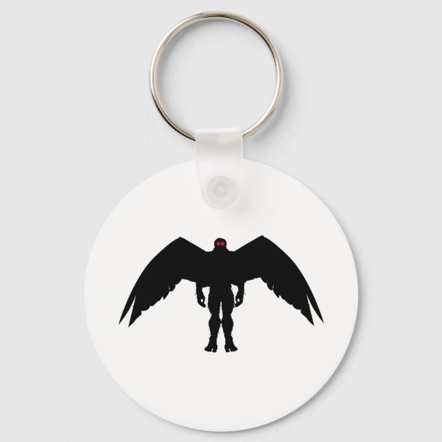 Moth Man Keychain (Front)
