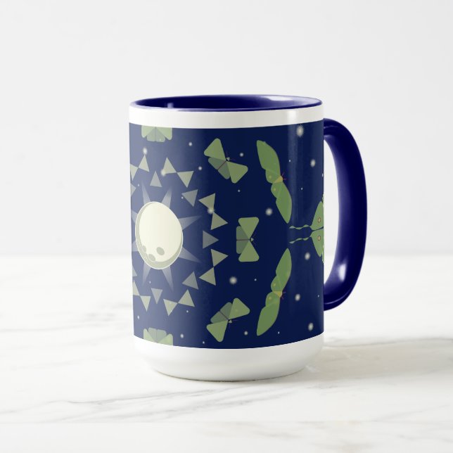 Moth Metamorphosis Mug (Front Right)