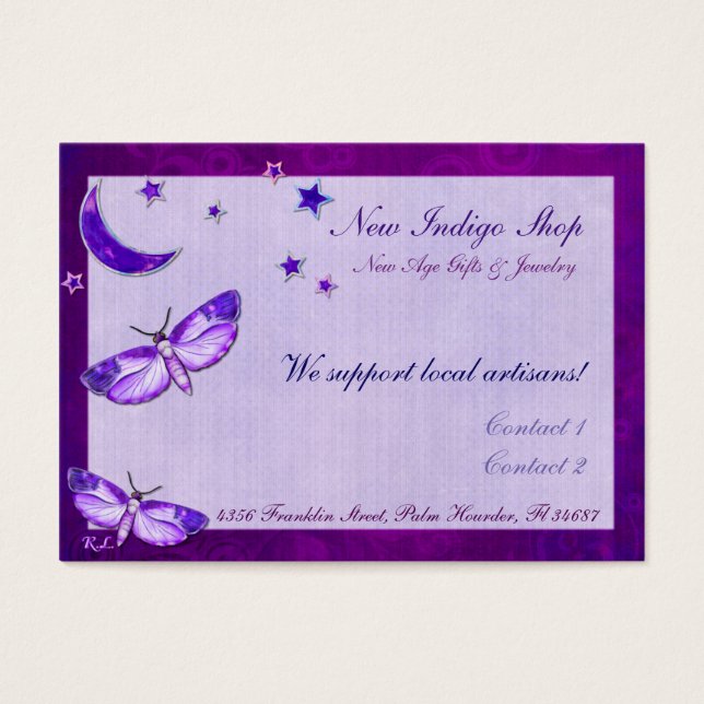 Moth Mystic New Age PERSONALIZED Profile (Front)