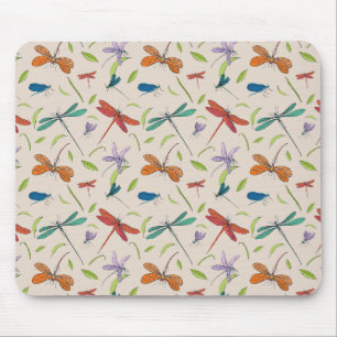 Moth Pattern Mouse Pad