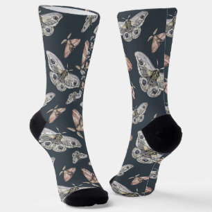 Moth Pattern  Socks