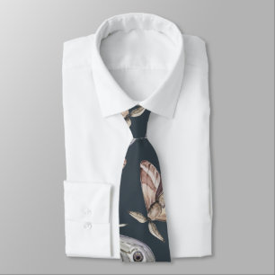 Moth Pattern  Tie