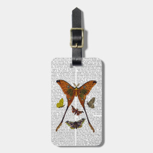 Moth Plate 2 Luggage Tag