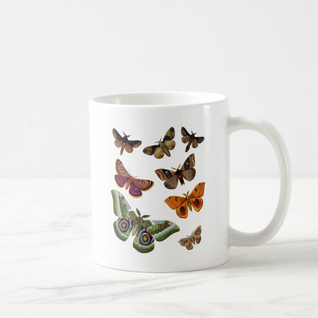 Moth Plate 3 Coffee Mug (Right)