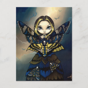 "Moth Queen : Carte postale Acherontia Atropos"