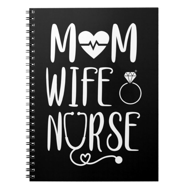 Mother's Day  Gift - Never Underestimate A Mom Notebook (Front)