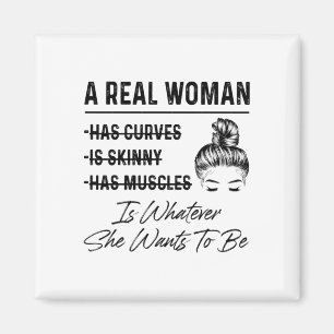 Mother A Real Woman Birthday Magnet