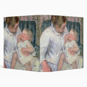 Mother about to Wash her Sleepy Child, 1880 (oil o Binder