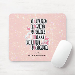 Mother Acronym Floral Mother's Day Gift Mouse Pad