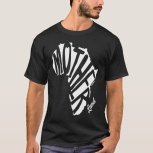 Mother Africa Map Black History Culture Pride T-Shirt
