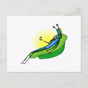 Mother Alien lounging Postcard