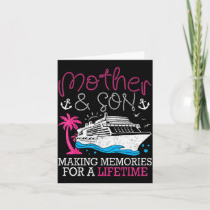 Mother &amp; son making memories for a lifetime card