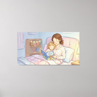 Mother and Baby Canvas Print