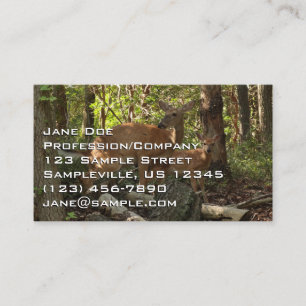 Mother and Baby Deer at Shenandoah National Park Business Card