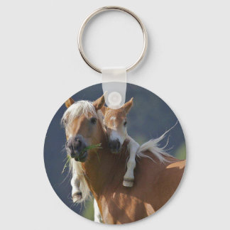 Mother and Baby Horse Keychain