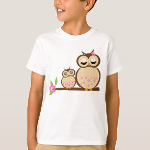 Mother and Baby Owl T-Shirt