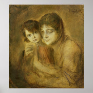 Mother and Child, 1893 Poster