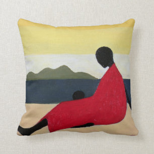 Mother and Child 1991 Throw Pillow