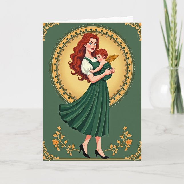 Mother And Child Art Card (Front)