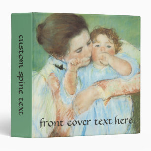 Mother and Child by Mary Cassatt, Vintage Fine Art Binder