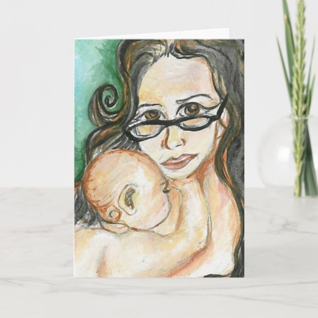 Mother and child card (Front)