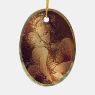 Mother and Child Ceramic Ornament
