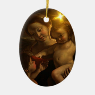 Mother and Child Ceramic Ornament