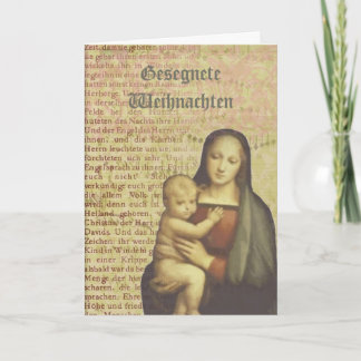 Mother and Child Collage Christmas Card