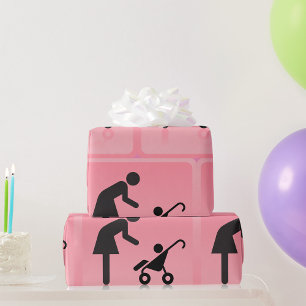Mother And Child Icon Wrapping Paper