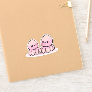 mother and child kawaii octopus