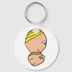 Mother and Child Keychain