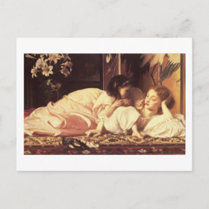 Mother And Child - Lord Frederick Leighton Postcard