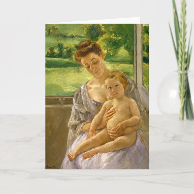 Mother and Child | Mary Cassatt Card (Front)
