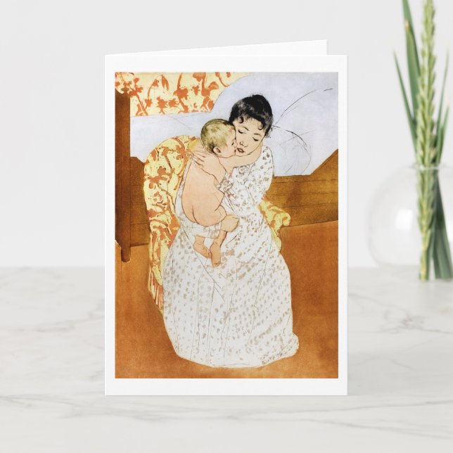 Mother and Child, Mary Cassatt Card (Front)