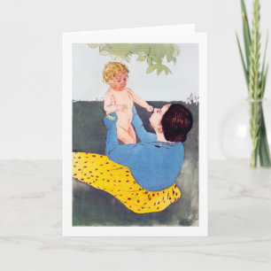 Mother and Child, Mary Cassatt Card