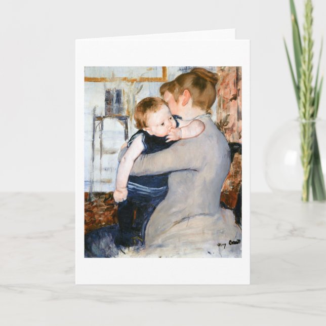 Mother and Child, Mary Cassatt Card (Front)