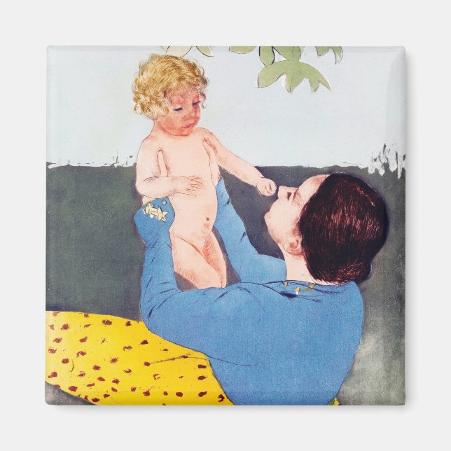 Mother and Child, Mary Cassatt Magnet (Front)