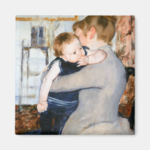 Mother and Child, Mary Cassatt Magnet