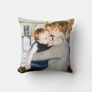 Mother and Child, Mary Cassatt Throw Pillow