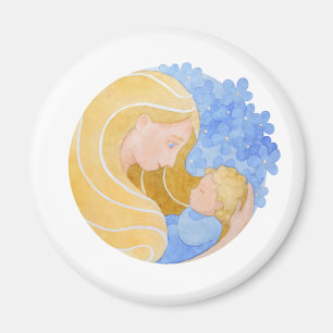 Mother and Child Mother's Day   Magnet