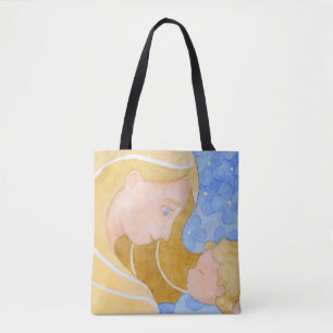 Mother and Child Mother's Day Tote Bag