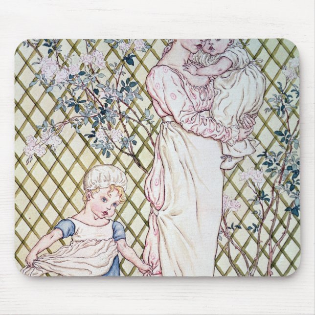 Mother and Child Mouse Pad (Front)
