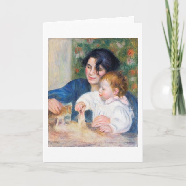 Mother and Child, Renoir Card (Front)