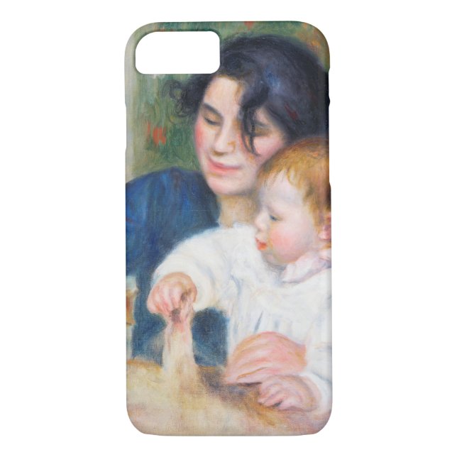 Mother and Child, Renoir Case-Mate iPhone Case (Back)