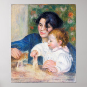 Mother and Child, Renoir Poster